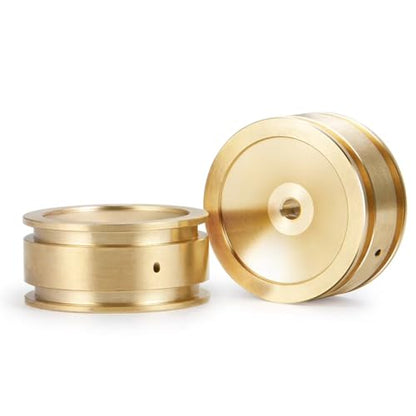 Rc Accessories for Axial for SCX24 for Deadbolt C10 for Wrangler for Gladiator for Bronco 1/24 2Pcs Brass Wheel Rims RC Car Model Truck Parts