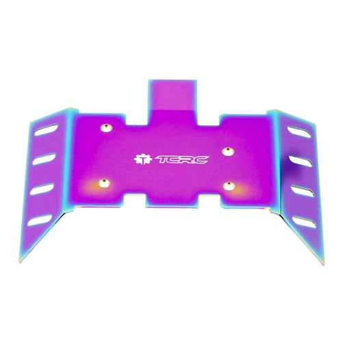 Colorful Stainless Steel Chassis Skid Plate Armor Guard Plate Protection for Axial 1/8 AXP8 Gilamon Trail Buggy Upgrade