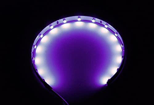 iJDMTOY Purple/Violet 15-SMD LED Accent Ambient Lighting Kit Compatible with Car Motorcycle Projector Lens Demon Eye Retrofit - color: Purple