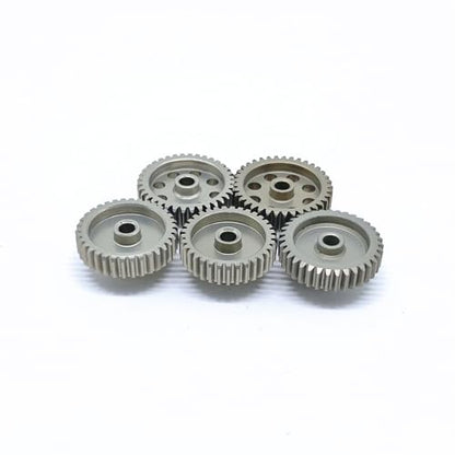 KingVal Replacement 5PCS 48DP 3.175mm 33T 34T 35T 36T 37T Aluminium Pinion Motor Gear Compatible with 1/10 RC Car Brushed Brushless Motor - size: 33-37T