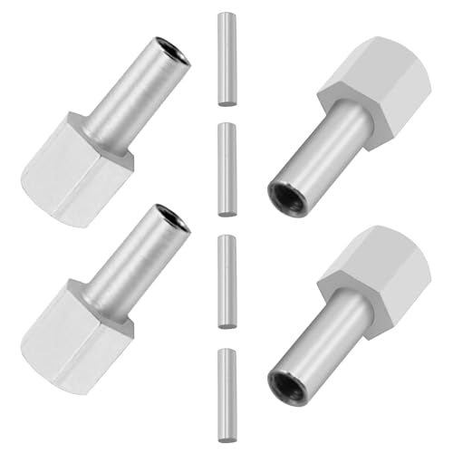 Alloy 12mm Wheel Hex Hub 15mm/20mm/25mm Offset Extension Drive Adapter Compatible with Axial SCX10 Wraith Gen7 Gen8 D90 Jeep Wrangler 1/10 RC Crawler (25mm) - size: 25mm