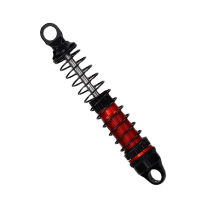 60MM Threaded for 1/18 RC Crawler Upgrade, Aluminum Alloy Damper Replacement Parts Compatible with Bronco K10, 4PCS (Red) - color: Red