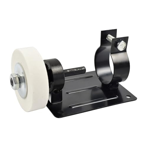 CHANCS Electric Drill Grinding Wheel Polisher Bracket Sharpener Converter Kit for Rotary Power Tools - color: White Cloth Wheel+bracket