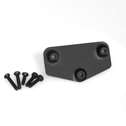 Aluminum Servo Mount Seat RC Upgraded Parts for LOSI 1/18 Mini LMT 4X4 Brushed Monster Truck RTR-LOS01026 RC Car, Black - color: Black Servo Mount