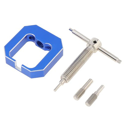 RC Motor Gear Puller Universal Motor Pinion Gear Puller Remover for Vehicle Model/Small Motor with Blue Gear Puller, Motor Pinion Gear Professional Remover(2pcs)