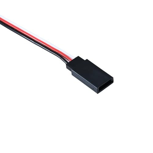 20pcs 3-Pin RC Servo Extension Cable 5 Types Including 10/15/20/30cm Male to Female and 15cm Y-Type Extension Wire Compatible with JR JST Futaba for RC Cars Airplanes Servo Receiver Connection