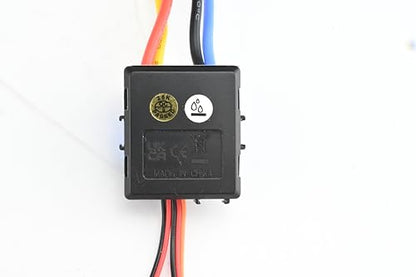 Waterproof Brushed 60A ESC Electronic Speed Controller for 1/10 Traxxas HPI Redcat Tamiya RC Truck, Buggy, Short Course Truck and Rock Crawler