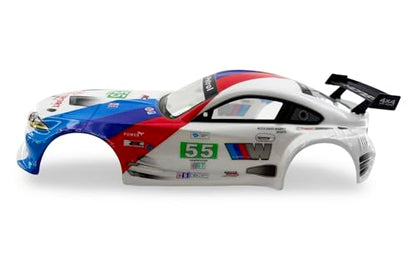 1/10 Scale RC Drift Racing Touring On Road Car Painted Body Shell, Spoiler Included, Pre-Cut, 258mm Wheelbase (BMW BMW M3 GT2 Style) - color: Bmw M3 Gt2 Style