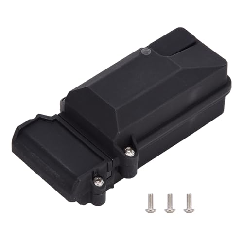 Tbest Waterproof RC Receiver Box, Sealed Dustproof Aluminum Enclosure RC Crawler Protection for RC Car Enthusiasts Off-Road Adventures Outdoor Hobbyists