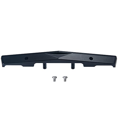 Aluminum RC Front Bumper for Axial SCX24 AXI00001 T1/T2 C10 1/24th RC Crawler Truck Car (Black) - color: Black