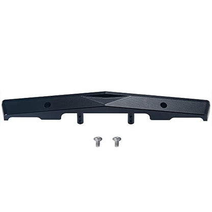 Aluminum RC Front Bumper for Axial SCX24 AXI00001 T1/T2 C10 1/24th RC Crawler Truck Car (Black) - color: Black