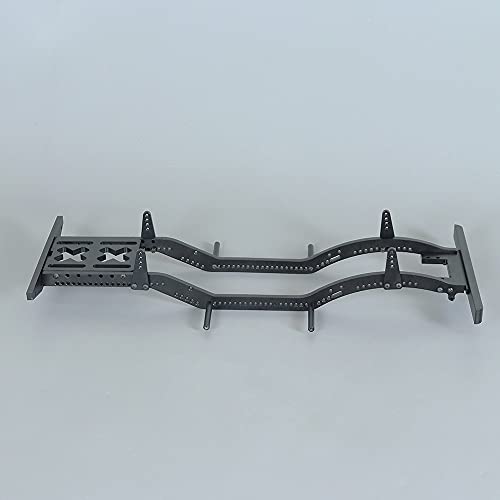 RC Repair Tool Metal Chassis Set Rails Frame with Shock Towers Leaf Springs Mounting Holes for 1/10 RC Crawler Axial SCX10 D90 TF2 B5 Upgrade