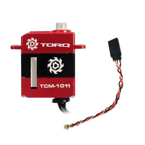 TORQ TCM-1011 Full CNC Case Metal Gear Coreless Servo - Remote Control Car, RC Car Electronics, RC Servo (HELIDIRECT) (TCM-1011 for FX118; FMS)