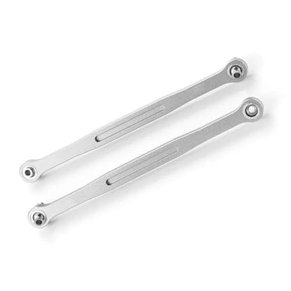 RC Links Linkage Compatible with for traxxas for XMAXX for Monster 1/5 RC Trucks Car Part Wheelbase Rc Steering Link Rod Set Steering Link Rod Set(Silver) - color: Silver
