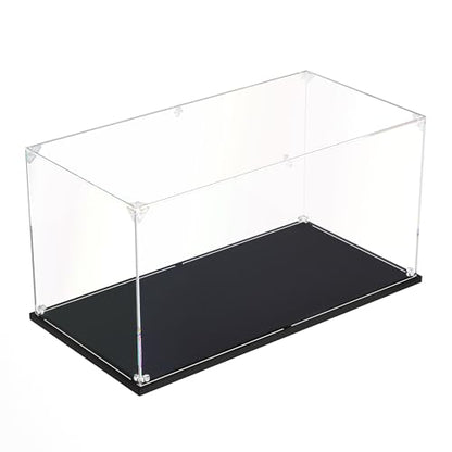 Clear Acrylic Display Case ,Self-Assemble Showcase for Collectibles, Action Figures, Dolls- Alternative Glass Box for Commemorative Gifts(16x8x8 inches, 40x20x20 cm) - size: 16x8x8 inch,40x20x20 cm