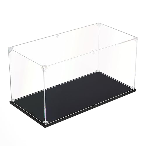 Clear Acrylic Display Case ,Self-Assemble Showcase for Collectibles, Action Figures, Dolls- Alternative Glass Box for Commemorative Gifts(16x8x8 inches, 40x20x20 cm) - size: 16x8x8 inch,40x20x20 cm