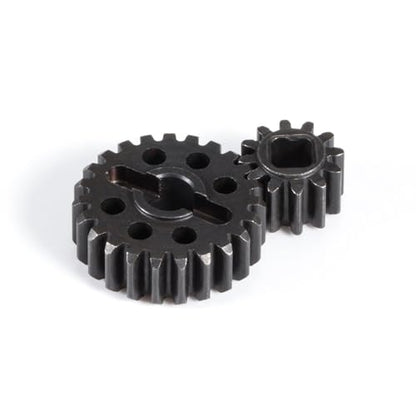 Heat Treated Steel 15T/20T Portal Overdrive Gear 36% OD 12T/23T Standard Gear for Axial 1/10 Capra F9 SCX10 III AR45 Portal Axle (12T 23T) - color: 12t 23t