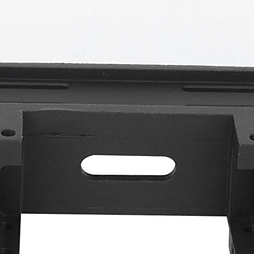 RiToEasysports Metal Front Bumper Upgrade for 1/10 RC Crawler Lightweight Aluminium Alloy Black 1 Piece