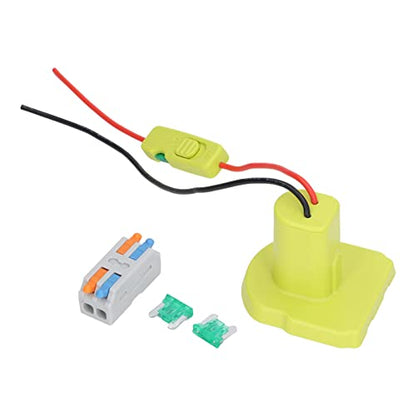 Battery Adapter Conversion Kit with Wire Terminals Power Connector for DIY Ride On Trucks RC Cars Robotics Toys Universal Battery Replacement Accessory for Remote Control Vehicles