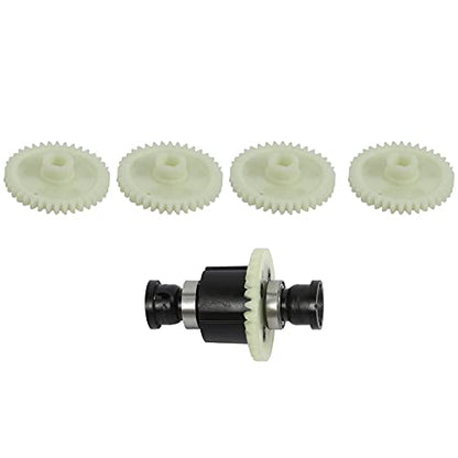 4Pcs Main Drive Gear 38T with 2Pcs RC Car Differential Assembly