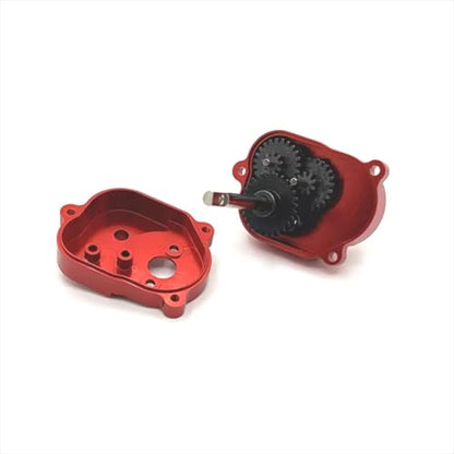 for MN78 for MN168 for MN99S MN82S LC79 1/12 Metal Transmission Metal Gearbox Gear Set RC for Rock Crawler Car Upgrade Part Accessories RC Car Parts(Red) - size: Red