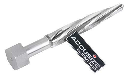 Accusize Industrial Tools H.S.S. Aligning Reamer - 11/16'' Diameter, 4-1/2'' Flute Length, 6-1/2'' OAL, Hex Shank, Spiral Flute, 0523-6025 | HSS Aligning Reamer, 11/16" Dia, 4-1/2" Flute, 6-1/2" OAL, Hex Shank, Spiral Flute - size: 11/16 inch