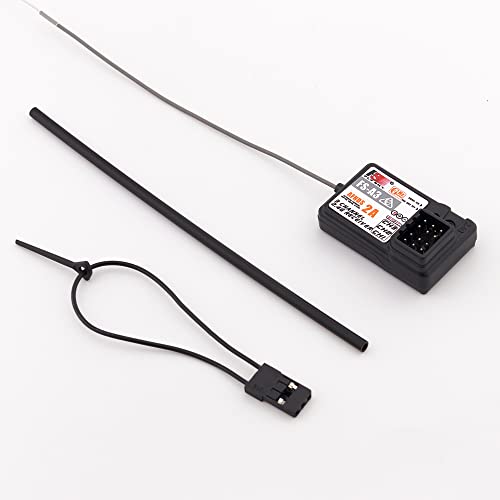 Flysky FS-A3 AFHDS2A 2.4G 3CH Receiver for Flysky GT2E GT2G Transmitter RC Car Boat (2pcs FS-A3) - style: 2pcs FS-A3