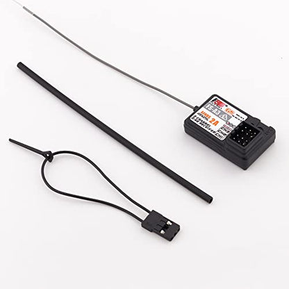 Flysky FS-A3 AFHDS2A 2.4G 3CH Receiver for Flysky GT2E GT2G Transmitter RC Car Boat (2pcs FS-A3) - style: 2pcs FS-A3