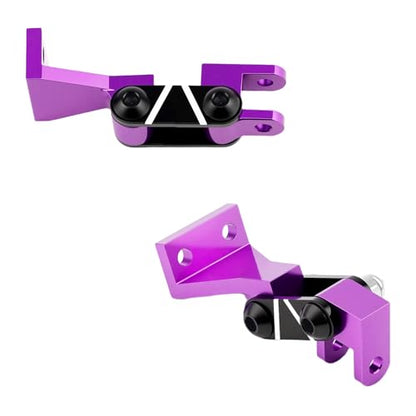 7075 Aluminum Front Z-Box Leaf Spring Shackles for 1/10 RC4WD Trail Finder Tamiya F-350, Hilux Tundra