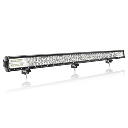 Willpower 45 Inch 612W Led Light Bar Spot Flood Combo Beam 12V 24V Fog Work Lamps Driving Offroad Lights for 4x4 Truck Tractor Boat Car ATV UTV SUV - size: 45'' - 612W - Combo