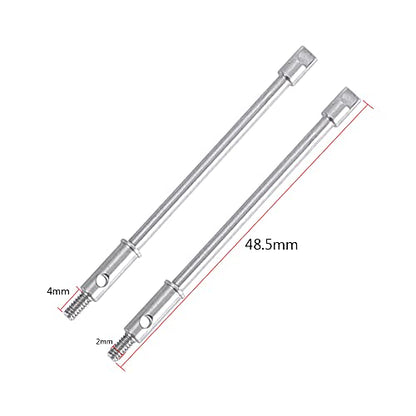 1/24 RC Stainless Steel Rear Axle Drive Shaft Set for Axial SCX24 RC Crawler Car Upgrade Parts (Rear) - style: Rear