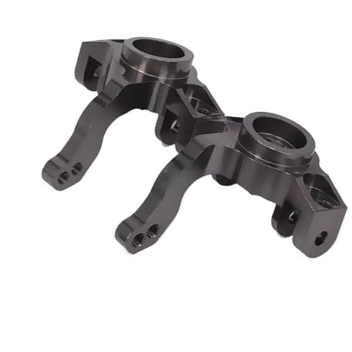for Hobby for Axial for Yeti 1/10 Aluminum Steering Knuckles Hub Carrier Rc Model Car for Desert for Buggy Crawler Upgrade Accessories RC Steering Knuckles Cup(Titanium) - size: Titanium