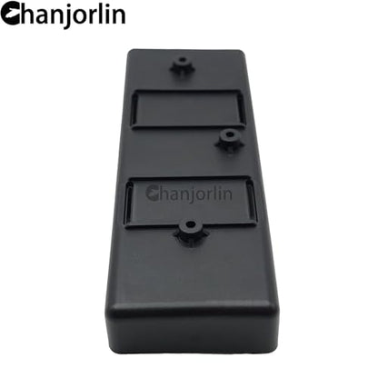 1/10 Crawler Car Battery Tray Case RC Hard Plastic Battery Box Accessories for 2S Lithium & 7.2V NiMH Battery Compatible with 1:10 Off Road Buggy Car Traxxas TRX4 Axial SCX10 II (Black) - color: Black
