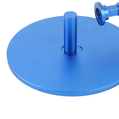 RC Tire Gluing Tool with Adjustable Roller | Metal Cementing Helper for 1/18-1/8 Scale RC Trucks, Multifunctional Car Wheel Adhesive Applicator in Blue (Blue) - color: Blue