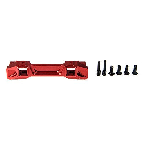 Aluminum Alloy Front Rear Bumper Mount for 1/10 RC TRX-4 Crawler Car(Red) - color: Red