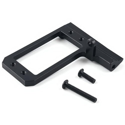 BTA Servo Mount for 1/10 RC Crawler F10 Portal Axle, CNC Aluminum Behind-Axle Front Servo Mount, Low CG Design (Black)