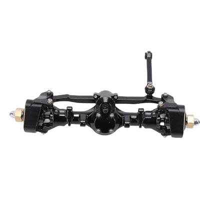 GOWENIC RC Front Axle Assembly for Axial SCX24 1/24 RC Car, Aluminum Brass Front Portal Axle Shaft Upgrade for Crawler