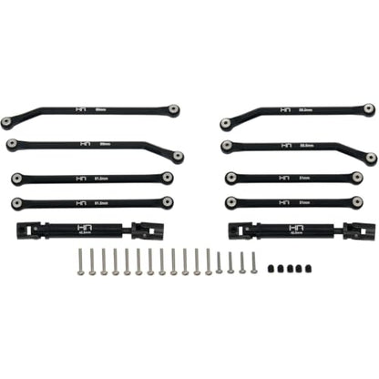 Hot Racing SXTF133LC Aluminum 8 Link Drive Set for (155mm LCG) Scx 24