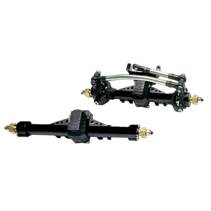 RC Modifications Spare Compatible with Axial for SCX24 90081 C10 1/24 RC Crawler Car Upgrade Parts Special Material Front and Rear Portal Axle Assembly