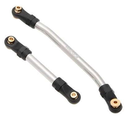 MEUS Racing SCX24 Links High Clearance Chassis Links & Steering Links Set for Axial SCX24 C10 Bronco Wrangler 1/24 RC Crawler, Aluminum - color: Aluminum
