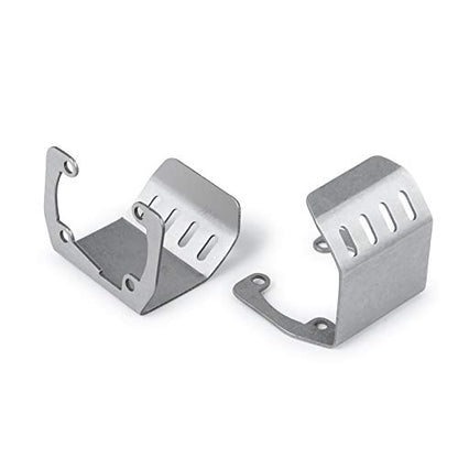 RC-Hub 2Pcs Axle Front Rear Protection Board for 1/10 SCX10 II 90046 90047 | 1 Pair Aluminum Axle Skid Plate Protector,RC Upgrade Parts
