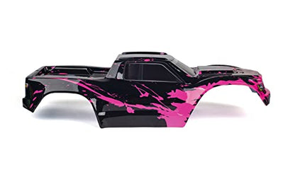 Custom Body Muddy Hot Pink Style Compatible for V1 Traxxas Maxx 1/10 4X4 4WD Truck Shell Cover(Truck not Included) MX-MHP-01