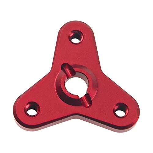 Aluminum Alloy Slipper Clutch Eliminator Compatible with Traxxas E-Maxx E-Revo Summit T-Maxx 3.3 Revo 3.3 1/10 RC Car Upgrade Parts (Red) - color: Red