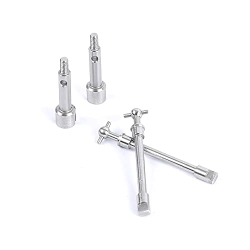 1/24 Stainless Steel Front Axle Drive Shaft CVD for Axial SCX24 RC Car Upgrades Parts (Front) - style: Front
