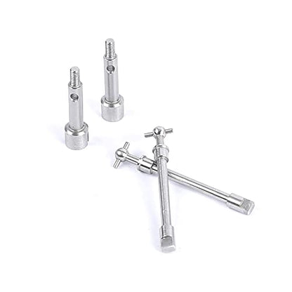 1/24 Stainless Steel Front Axle Drive Shaft CVD for Axial SCX24 RC Car Upgrades Parts (Front) - style: Front
