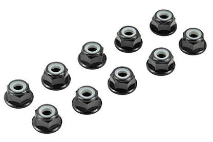 4mm Serrated Aluminum Nylon Wheel Nuts Set - 6 Colors to Choose from