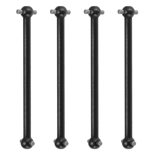 4pcs RC Car Drive Shafts 63mm/57mm Dog Bone Drive Shaft Centre Drive Joint Accessory Suitable for Common 1:6 1:8 1:10 1:12 RC Car Models - size: 63mm/57mm