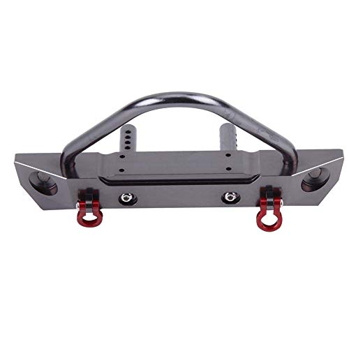 RC Car Front Bumper, Aluminium Alloy Front Bumper for Axial SCX10 1/10 Remote Control Crawler Car Accessory Parts