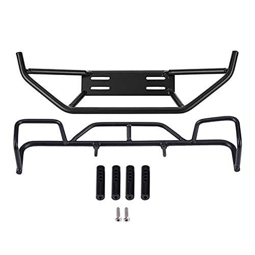 Metal Front Rear Bumper RC Front Bumper Metal Crawler Front with Easy Installation for TF2 / TF1 1/10 Scale RC Crawler Car