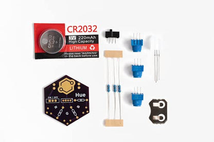 Hue, Bulk Educator Pack | DIY Soldering Kit for Beginners | Electronics Projects for Students, STEM Classes and Events | Science Project Electronic RGB LED Light Circuit Boards - style: Educator Pack
